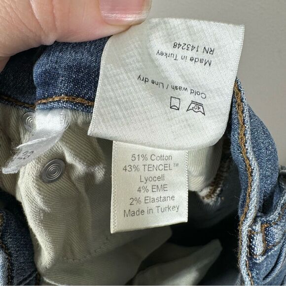 Reformation High & Skinny Jeans Rhine Wash Denim Stretch Women’s Size 28 - Picture 7 of 8